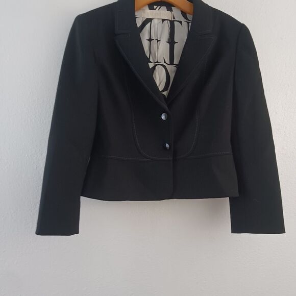 Valentino black 2 button jacket/ blazer size S - Picture 1 of 4